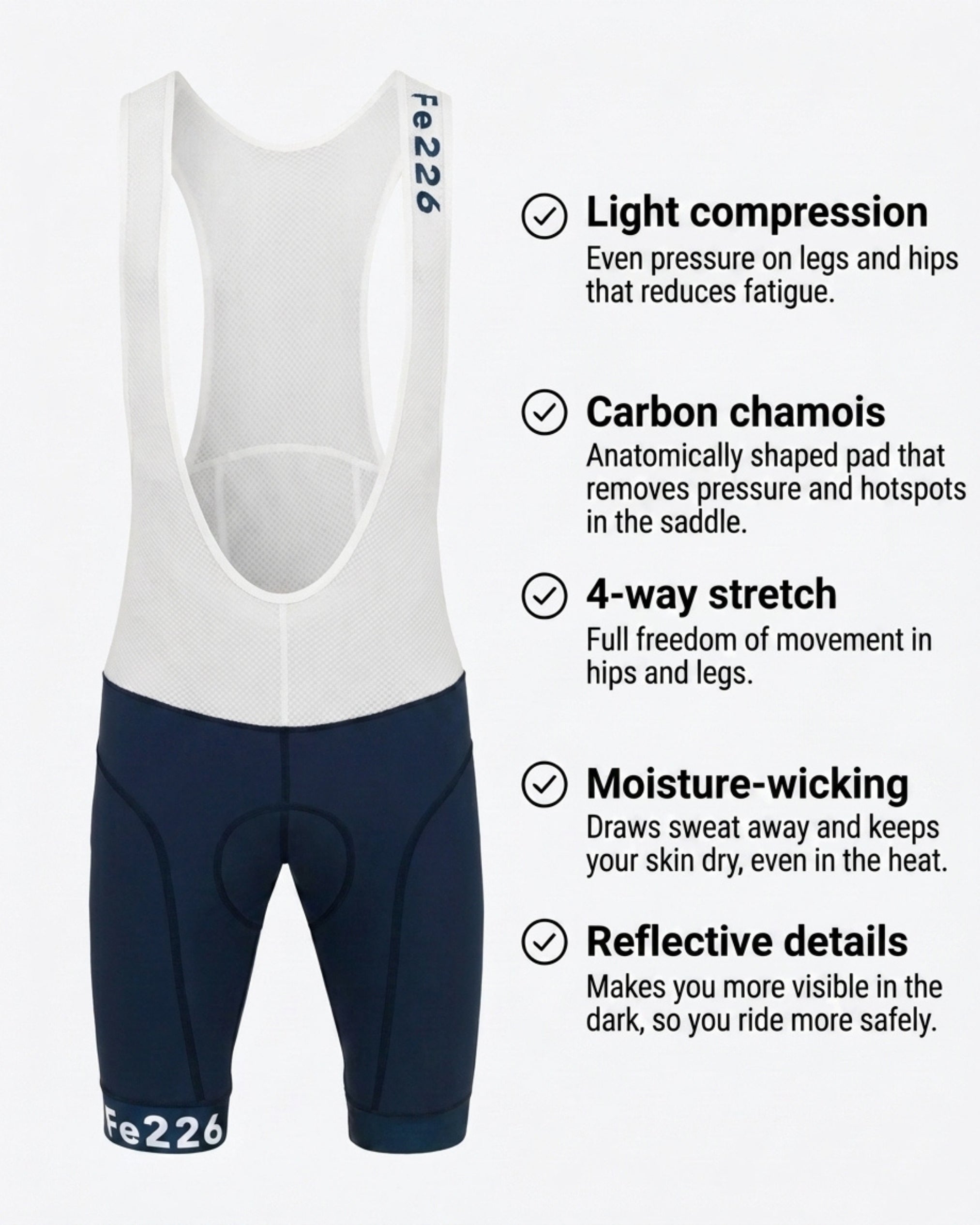 Bib Shorts Blue - August Offers SAVE 40%