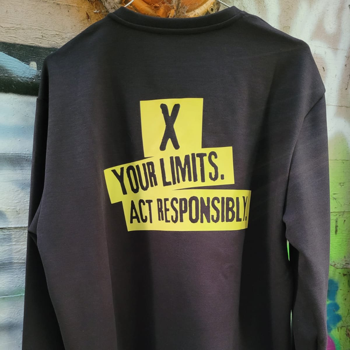 Statement Sweatshirt: X your Limits, Nur Größe S & XL - SPARE 55%