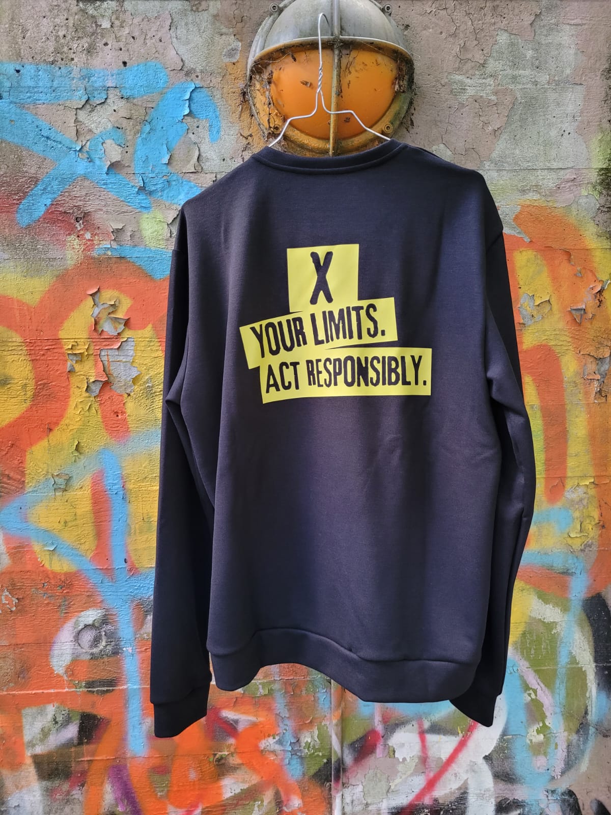Statement Sweatshirt: X YOUR LIMITS, KUN S - SPAR 55%