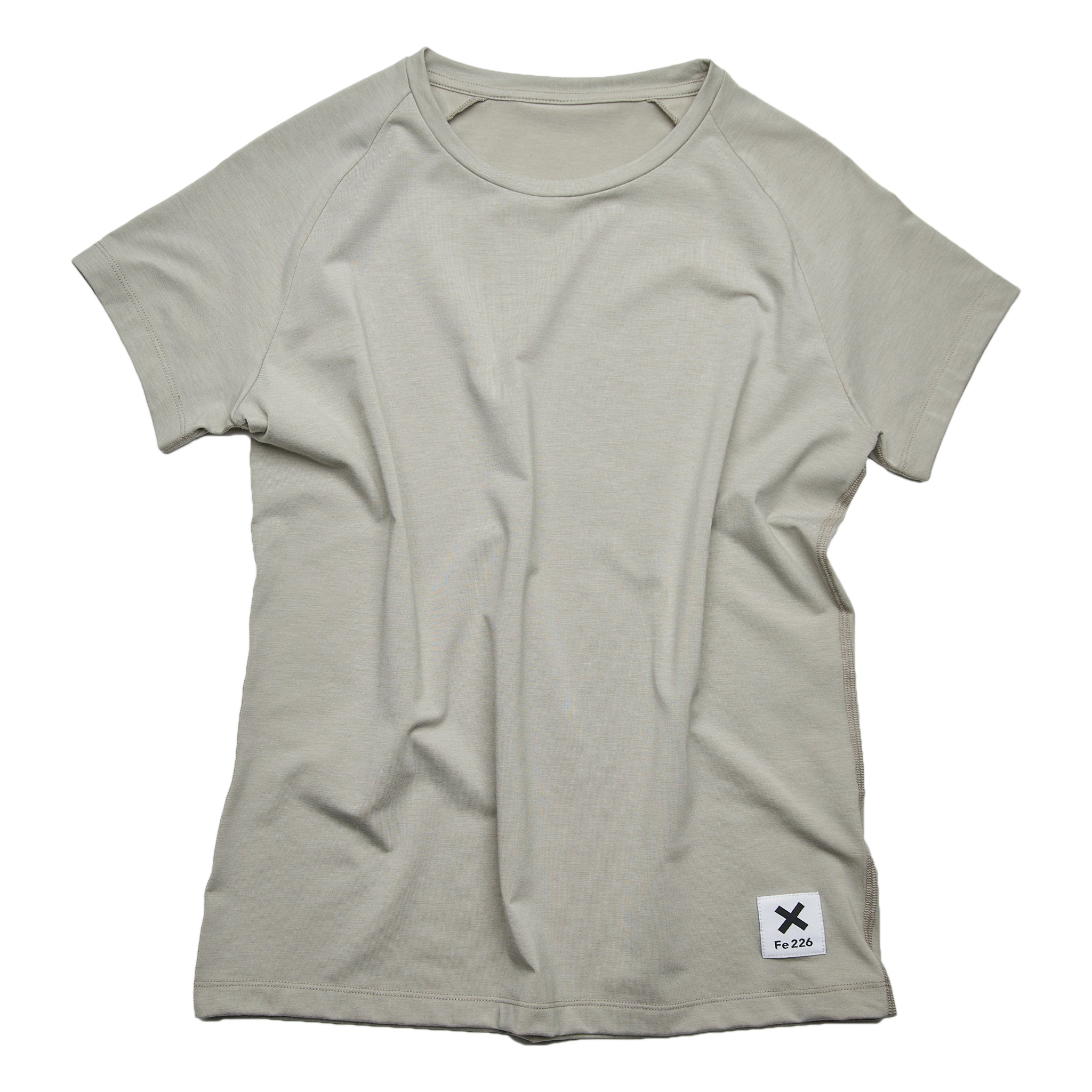 Damen Laufshirts, Nieselgrau