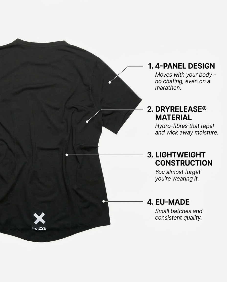 4-Panel Running T-shirt