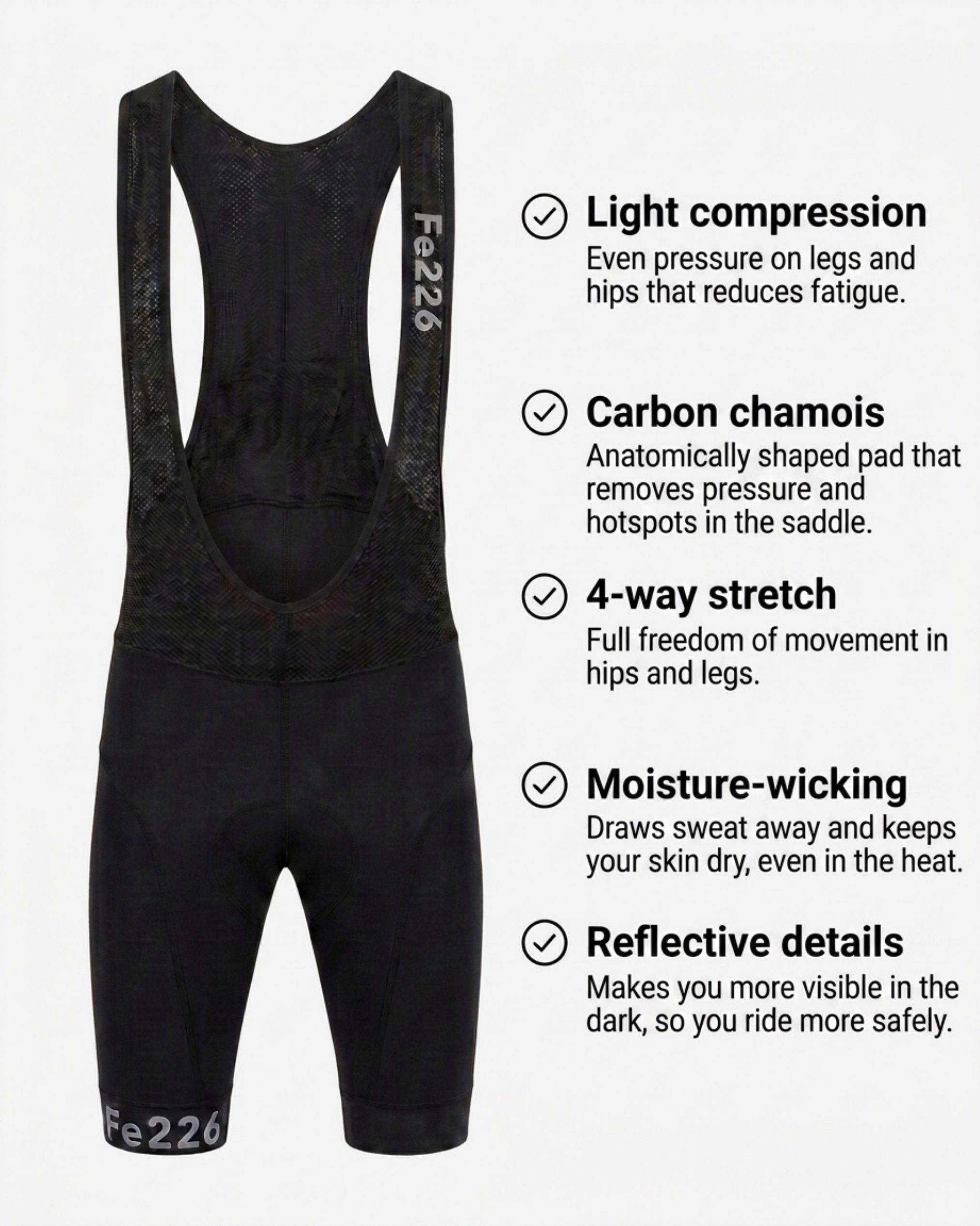 Bib Shorts Black - August Offers SAVE 20%