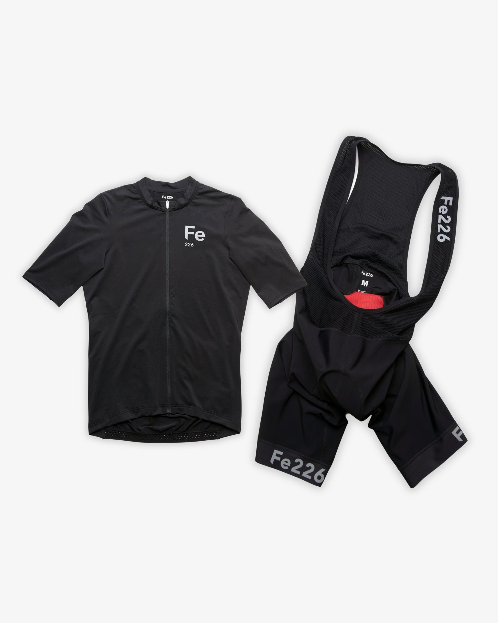 Functional Cycling Set Black – Bib Shorts & Cycling Jersey